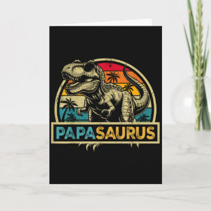Papasaurus T Rex Dinosaur Papa Saurus Familienüber Karte