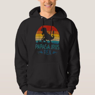 Papasaurus T-Rex Dinosaurier Papa Saurus Father's Hoodie