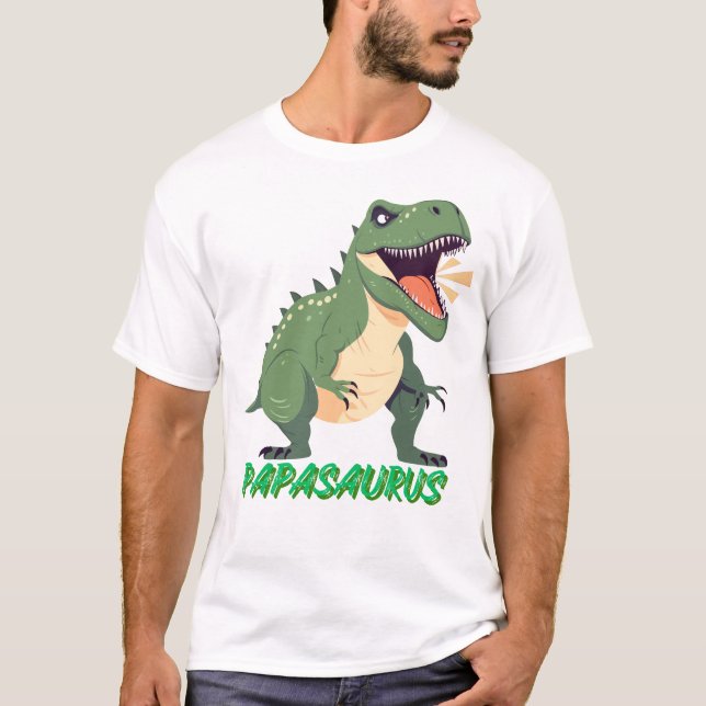 Papasaurus T-Shirt (Vorderseite)