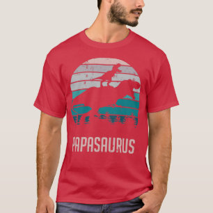 Papasaurus TRex Dinosaur T-Shirt