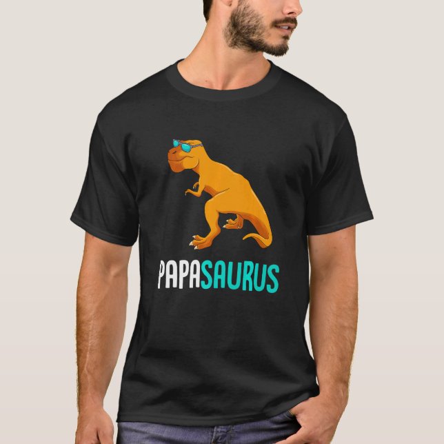 Papasaurus-Vater T-Shirt (Vorderseite)