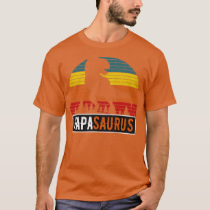 PapaSaurus Vater TRex Dinosaur Retro Vater T-Shirt