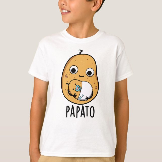 Papato Funny Potato Pub T-Shirt (Vorderseite)
