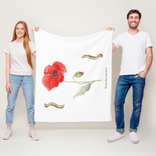 Papaver rhoeas  fleecedecke