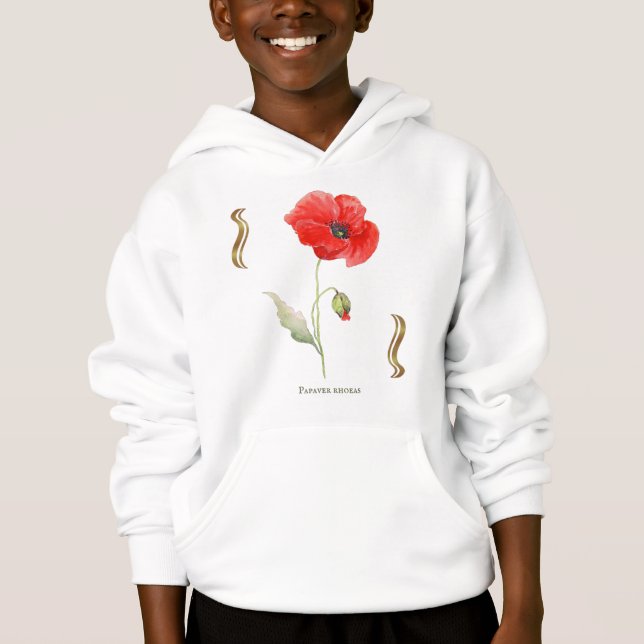 Papaver rhoeas Sweatshirt (Vorderseite)