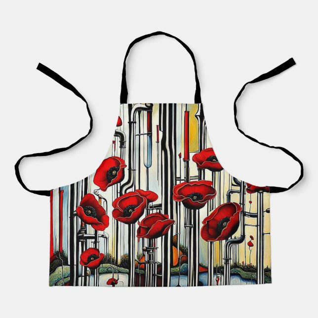 Papaveri Tubolari 1 Schürze (Vorderseite)