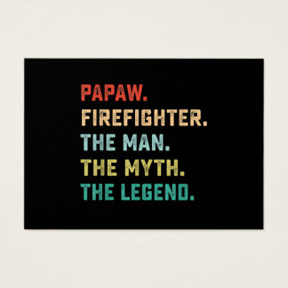 Papaw Firefighter Man Myth Legend Papa Geschenke