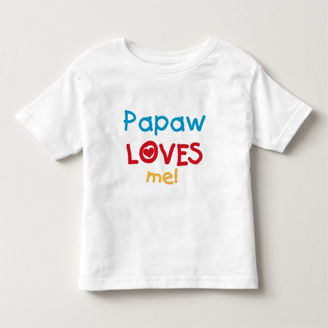 Papaw-Lieben T - Shirt und Geschenke (Vorderseite)