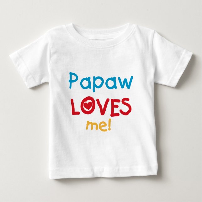 Papaw-Lieben T - Shirt und Geschenke (Vorderseite)