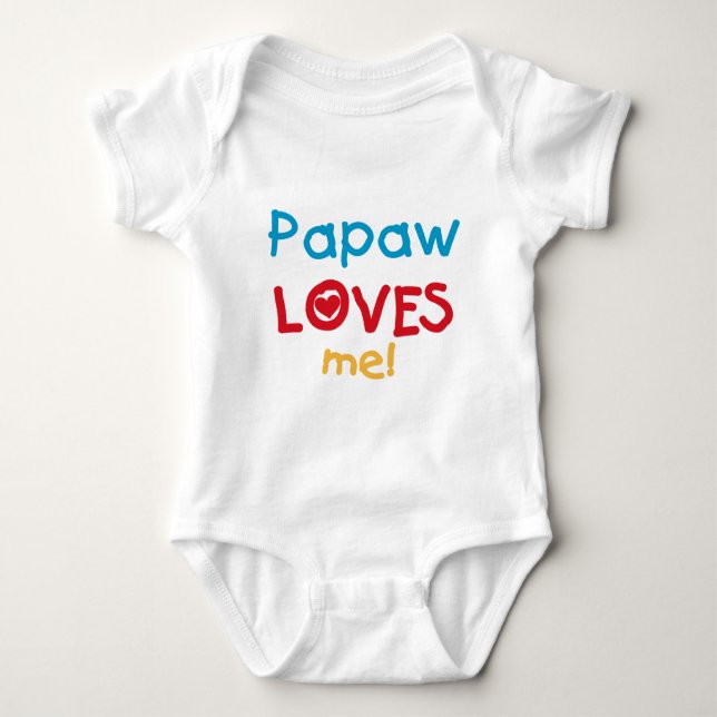 Papaw-Lieben T - Shirt und Geschenke (Vorderseite)