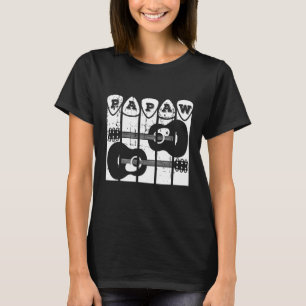 Papaw Plektrum Guitar Player Opa Retro Guit T-Shirt