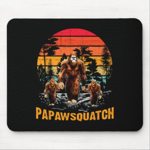Papaw Squatch Lustiger Bigfoot Papa Sasquatch Yeti Mousepad