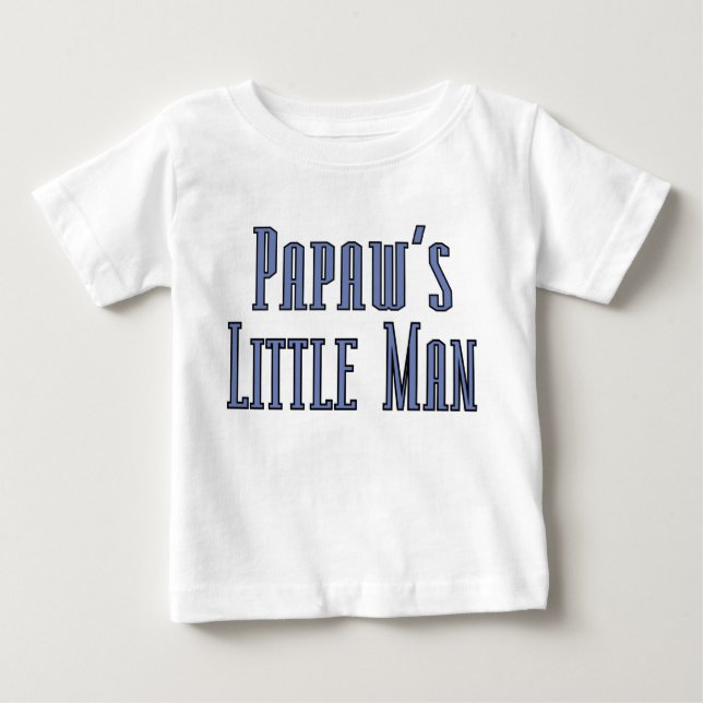 Papaws kleiner Mann Baby T-shirt (Vorderseite)