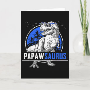 Papawsaurus T-Rex Papaw Saurus Dinosaur Familie Ma Karte