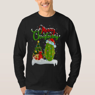 Papaya-Frucht Weihnachtsdekorationen Santa Papaya T-Shirt