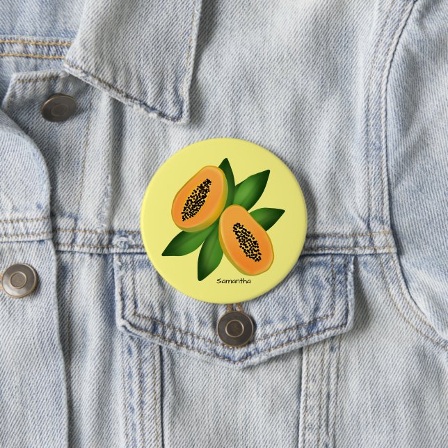 Papaya Fruit Button (Beispiel)