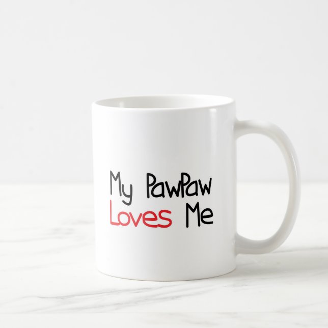 Papaya-Lieben ich Tasse (Rechts)