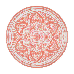 Papaya Mandala Schneidebrett