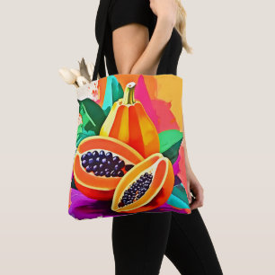 Papaya-Pop in Scheiben