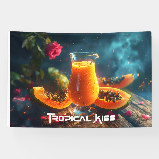 PAPAYA - TROPISCHER KUSS BANNER (Horizontal)