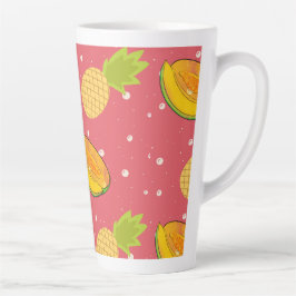 Papaya und Ananas Milchtasse