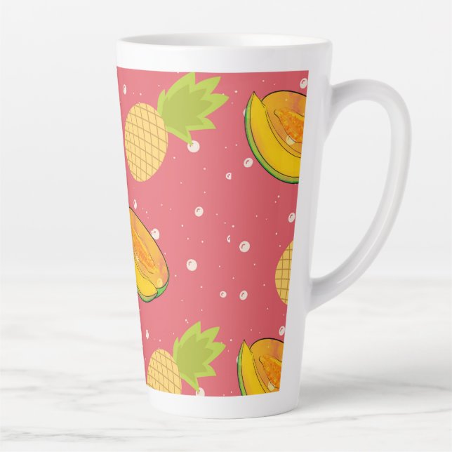 Papaya und Ananas Milchtasse (Rechts)