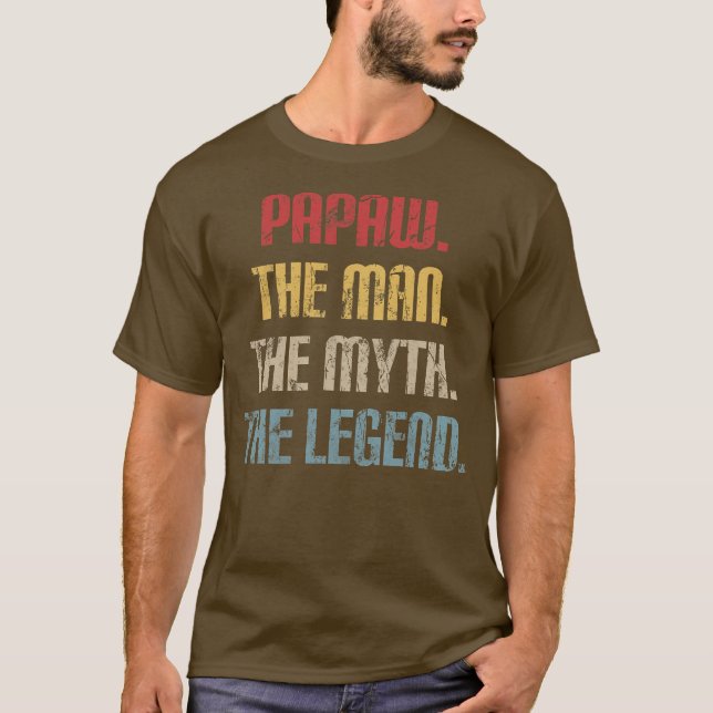 PAPAZIEREN SIE DEM MANN DEN MYTH, DEN LEGENDEN MEN T-Shirt (Vorderseite)
