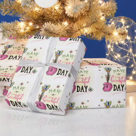 Papel de presente brilhante geschenkpapier