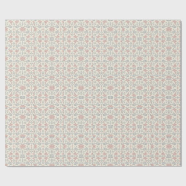 Papel de Regalo botánico, flores acuarela, Geschenkpapier (Flach)
