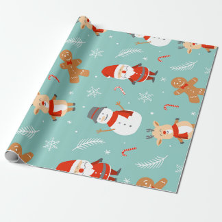 Papel de regalo con motivos navideños geschenkpapier
