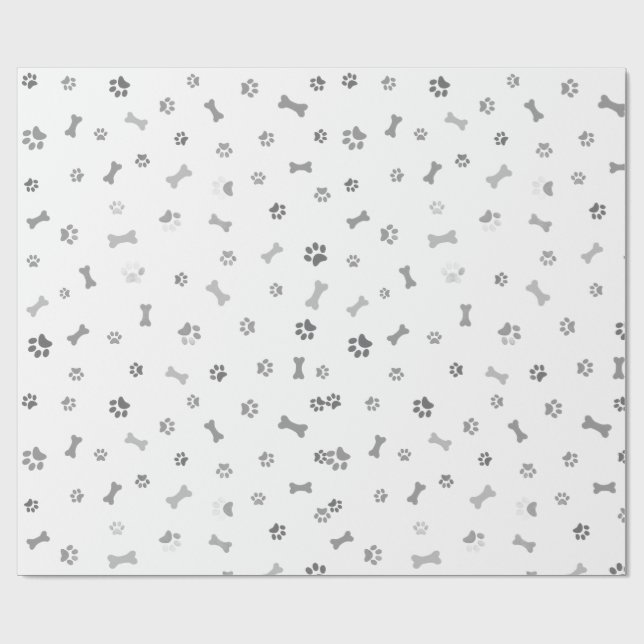 Papel de regalo con patas de perro geschenkpapier (Flach)