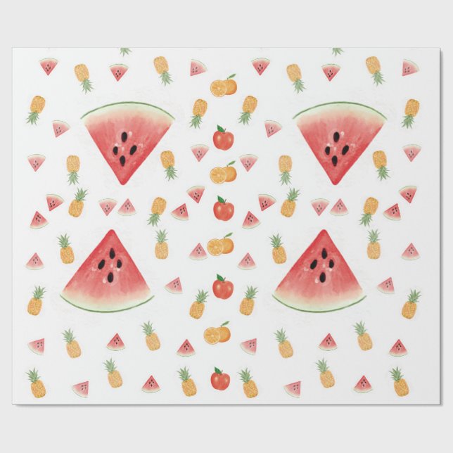 "Papel de Regalo 'Dulce Verano' – sandia   Geschenkpapier (Flach)
