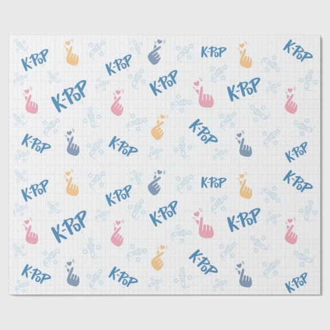 Papel De Regalo K-pop Geschenkpapier (Flach)