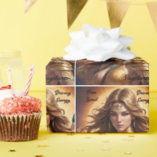 Papel de Regalo Lady Sagitario Geschenkpapier
