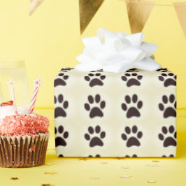 Papel de regalo que patas de gato geschenkpapier