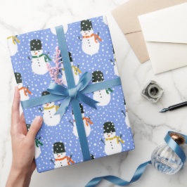 Papel de regalo snowmen geschenkpapier