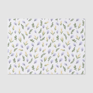 Papel de seda flor de agua y lavanda seidenpapier