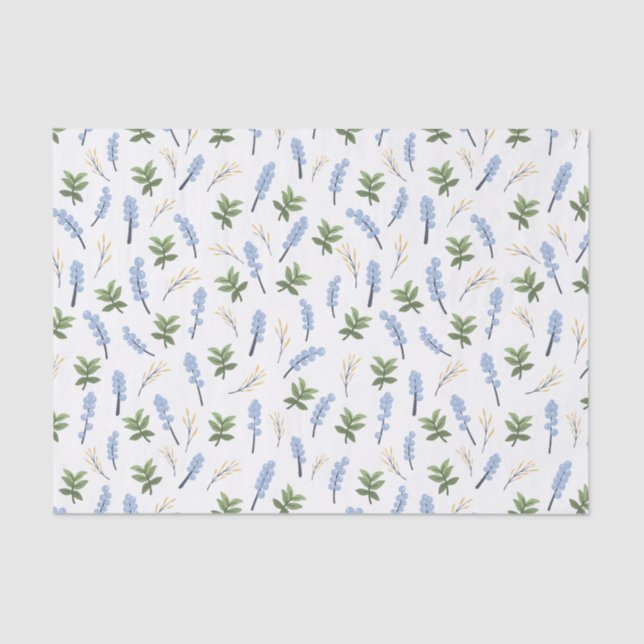 Papel de seda Flor de espuela de caballero Seidenpapier (Vorderseite)