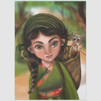 Papel de seda ilustrado profesional seidenpapier