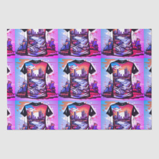 Papel de seda Nueva York Graffitis Seidenpapier