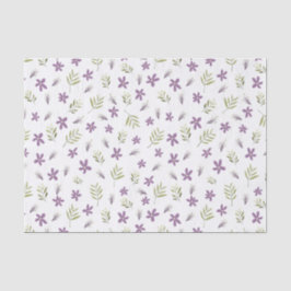 Papel de seda Violetas y flores silvestres Seidenpapier