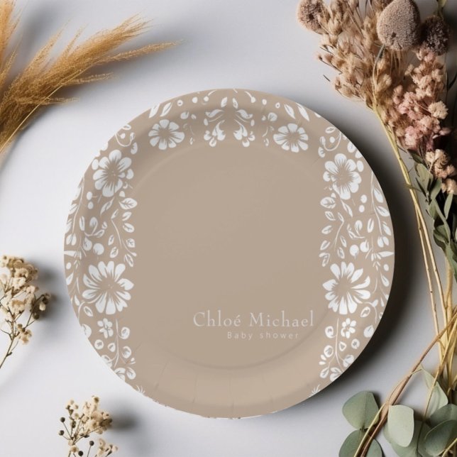 Papel Picado Babydusche Pappteller (Von Creator hochgeladen)