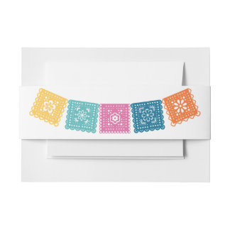Papel Picado Colorful Einladungsbanderole