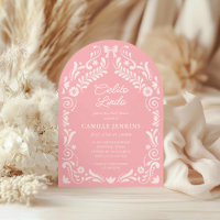 Papel Picado Einladung zum mexikanischen Baby Show