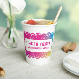 Papel Picado Fun Fiesta Pappbecher