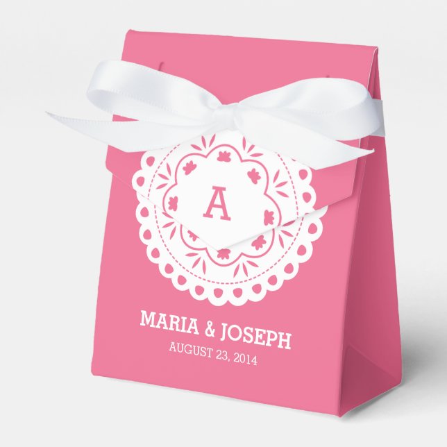 Papel Picado Gevor Box - Pink Geschenkschachtel (Vorderseite)