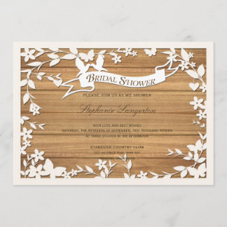 Papel Picado Hochzeits-Einladung - reizende Tauben Einladung