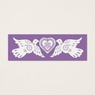 Papel Picado Lovebirds Kleine Platzkarte