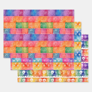 Papel Picado Wrapping Paper Geschenkpapier Set
