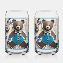 Paper Bear Soda Glass Dosenglas